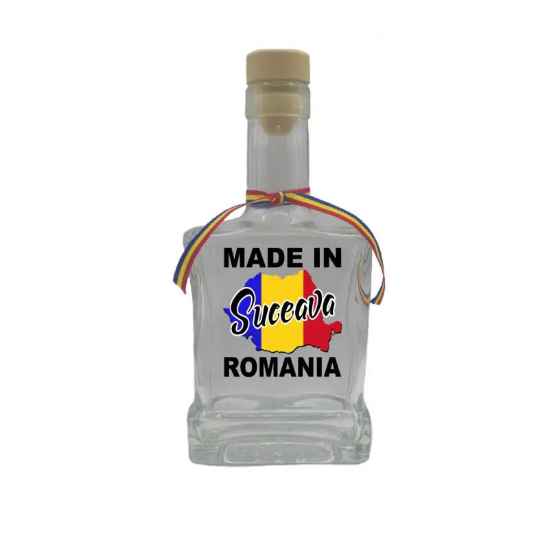 Made in suceava romania, sticla cu mesaj plata, 250 ml, model divgs179 06 28